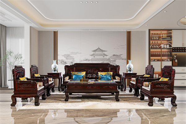 專業(yè)媒體聯(lián)袂測評：巧奪天工紅木《富貴華堂沙發(fā)》值得入手！