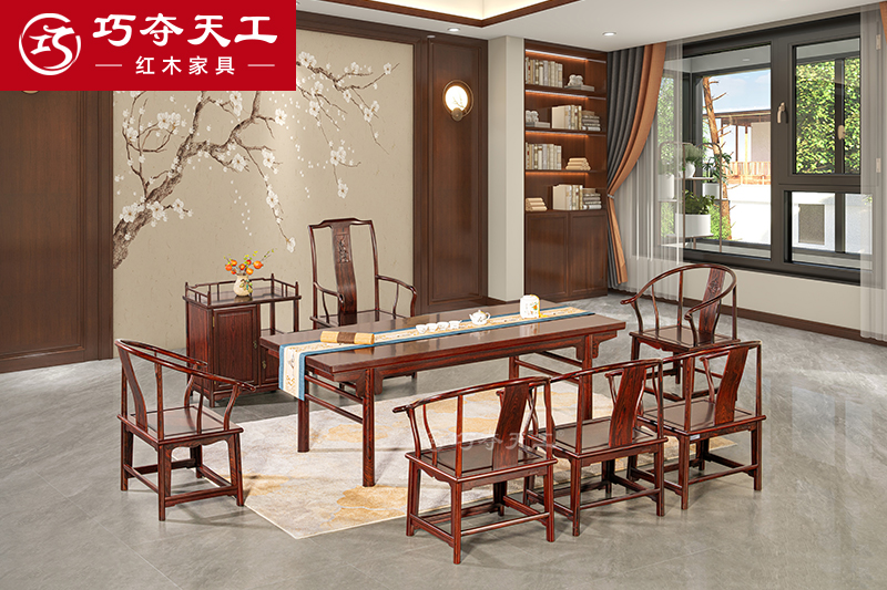 203夾頭榫茶臺桌